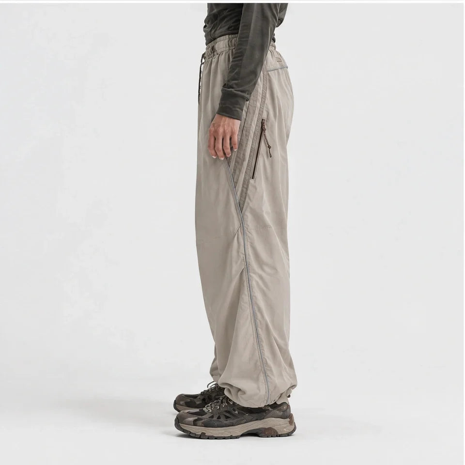 Lash - Unisex Water-Repellent & Quick-Dry Reflective Hiking Trousers - Khaki