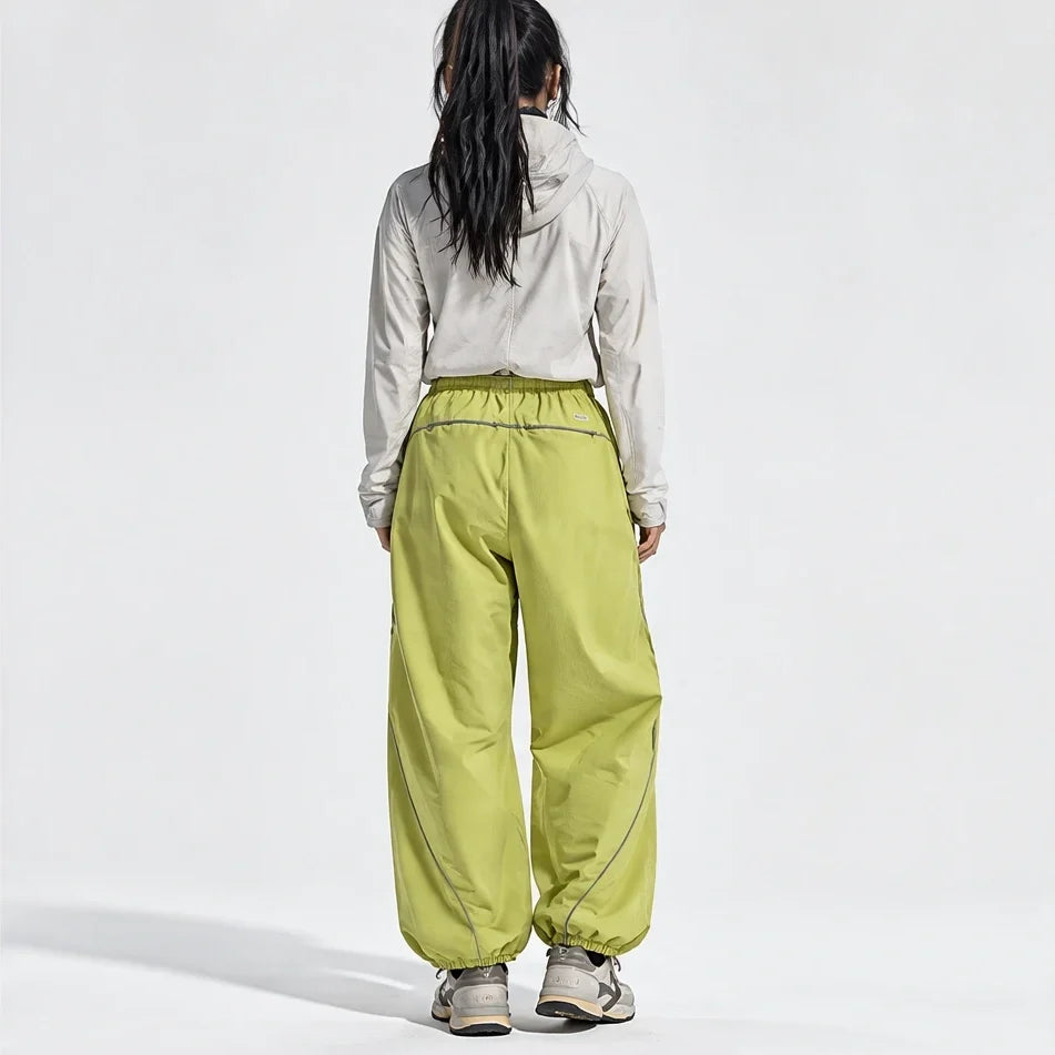 Lash - Unisex Water-Repellent & Quick-Dry Reflective Hiking Trousers - Yellow Green