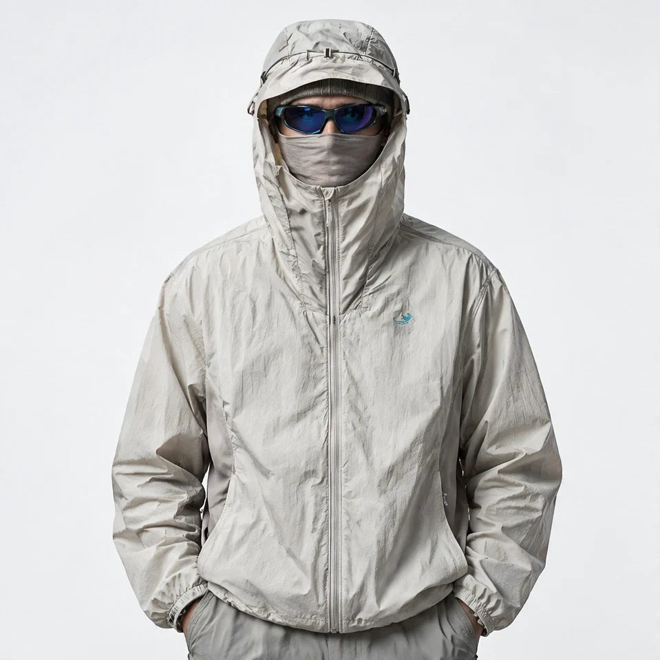 Chill - Unisex Water-Repellent & Windproof UPF50+ Lightweight Jacket - Light Grey