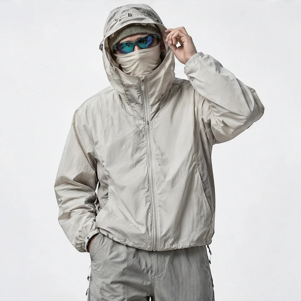 Chill - Unisex Water-Repellent & Windproof UPF50+ Lightweight Jacket - Light Grey