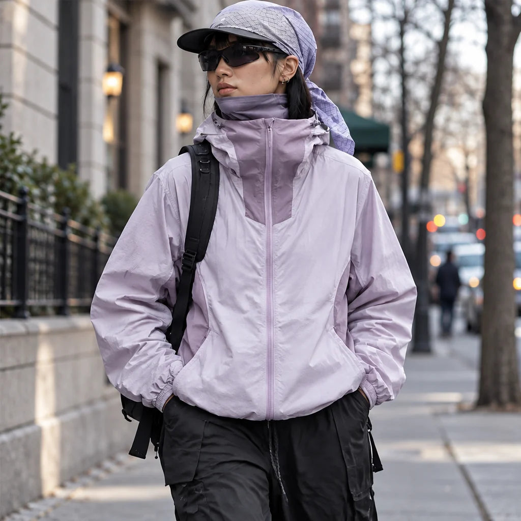 Chill - Unisex Water-Repellent & Windproof UPF50+ Lightweight Jacket - Purple Pink