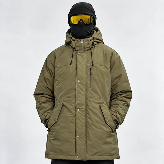 Spindrift - Mens Windproof Breathable & Duck Down Waterproof Coat - Green
