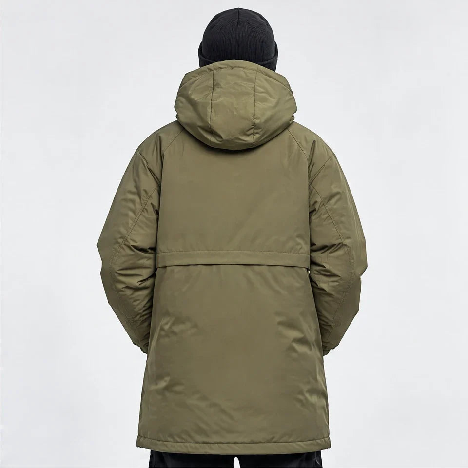 Spindrift - Mens Windproof Breathable & Duck Down Waterproof Coat - Green