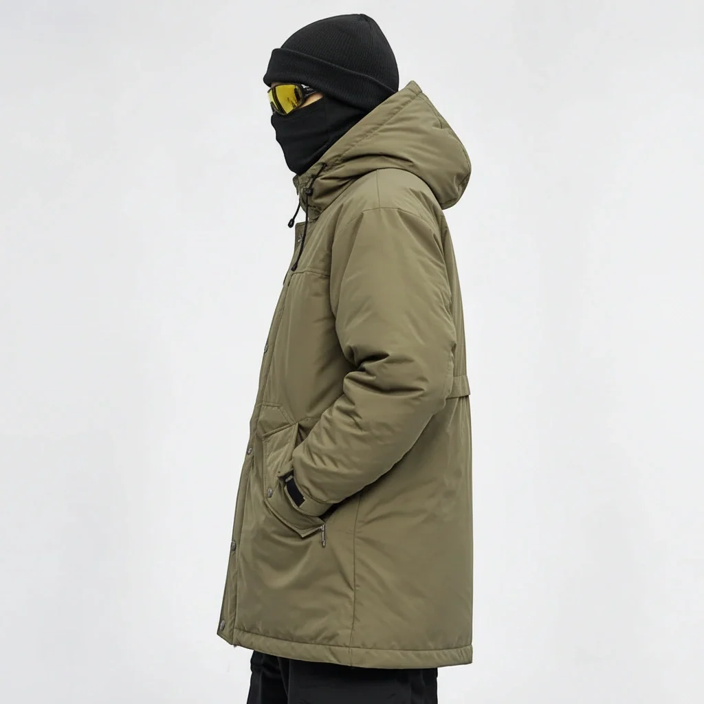 Spindrift - Mens Windproof Breathable & Duck Down Waterproof Coat - Green
