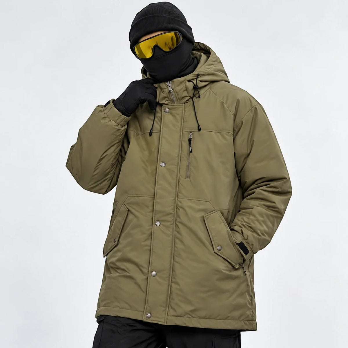 Spindrift - Mens Windproof Breathable & Duck Down Waterproof Coat - Green