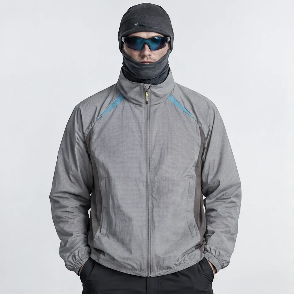 Wuther - Unisex Water-Repellent & Windproof 10K Lightweight Jacket - Dark Grey