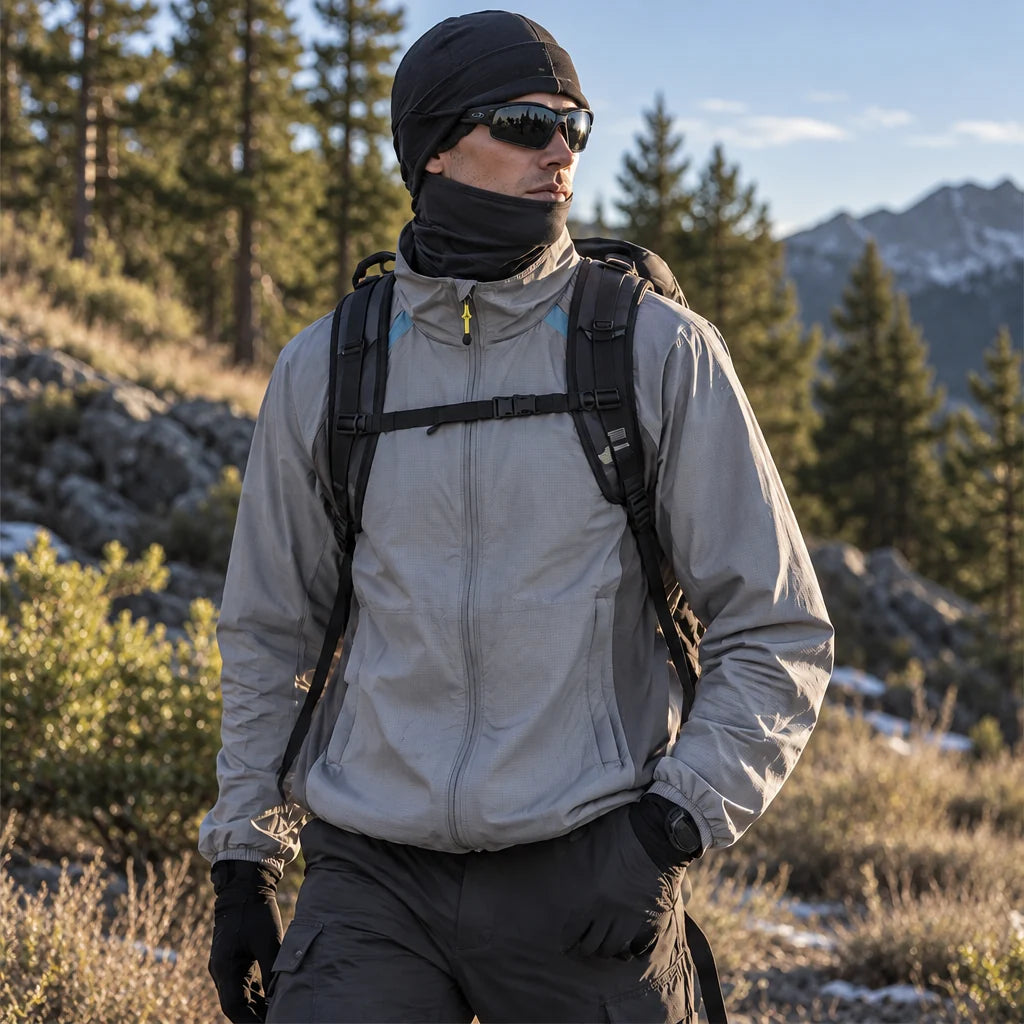 Wuther - Unisex Water-Repellent & Windproof 10K Lightweight Jacket - Dark Grey