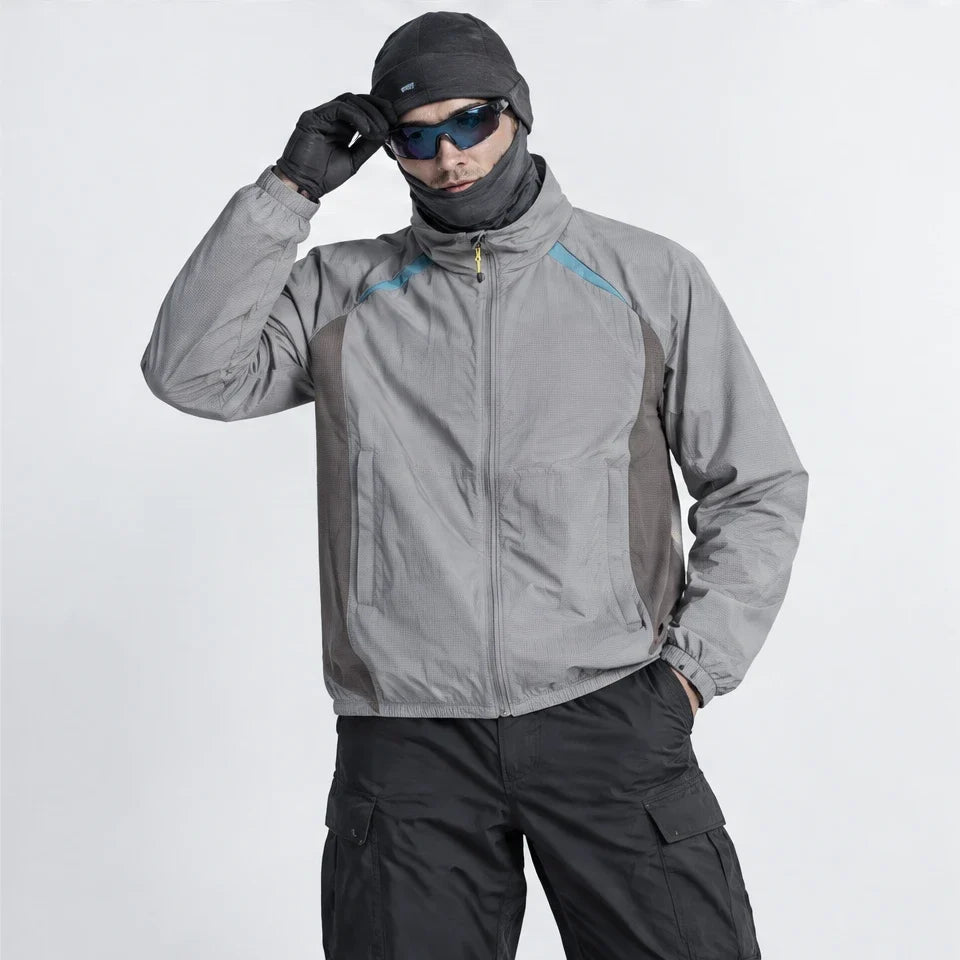 Wuther - Unisex Water-Repellent & Windproof 10K Lightweight Jacket - Dark Grey
