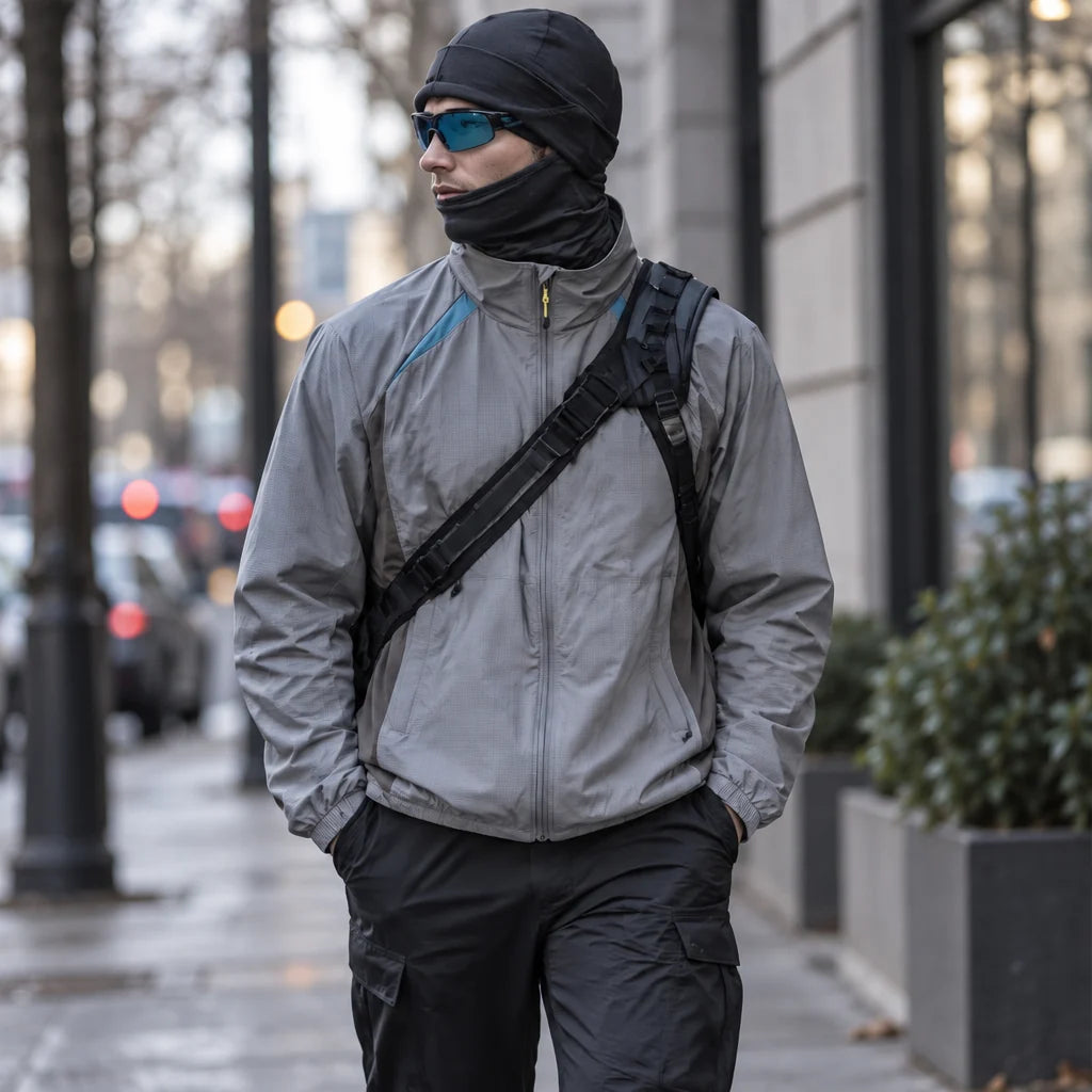 Wuther - Unisex Water-Repellent & Windproof 10K Lightweight Jacket - Dark Grey