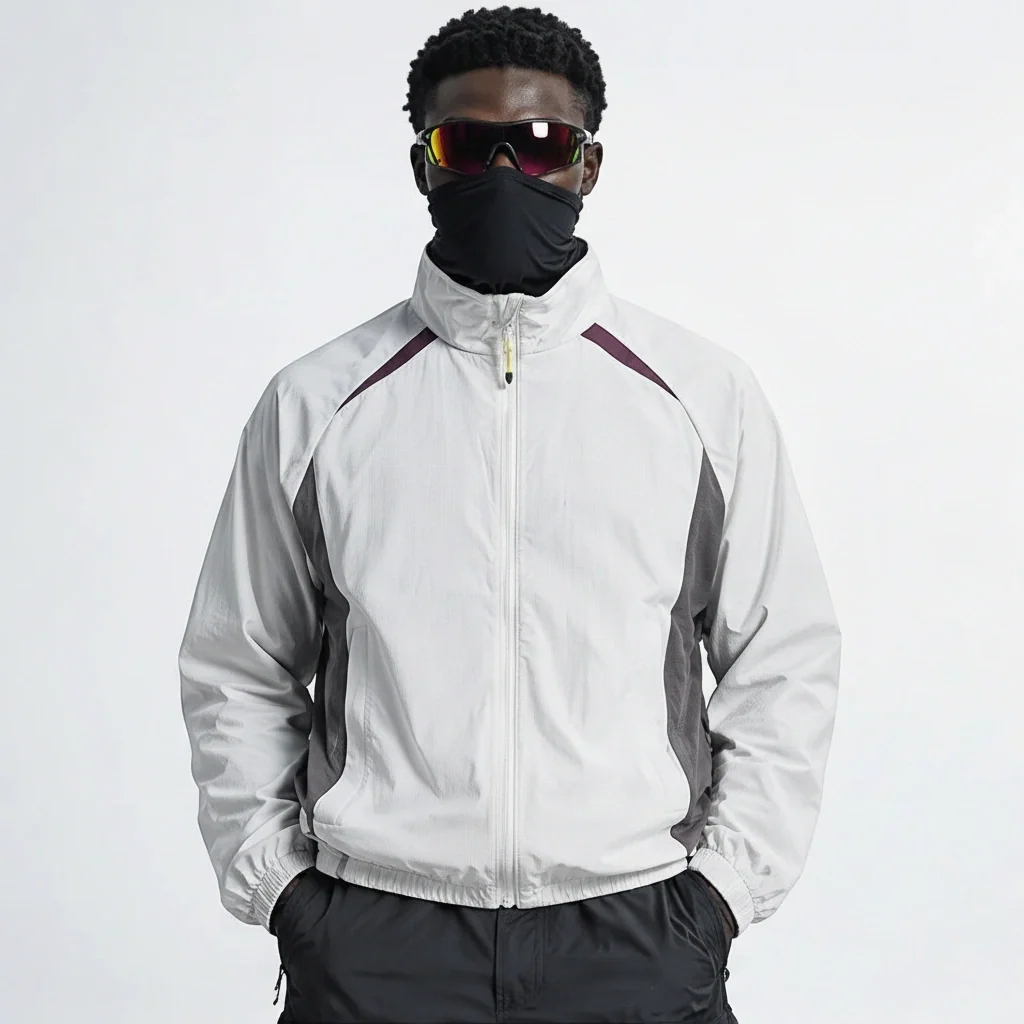 Wuther - Unisex Water-Repellent & Windproof 10K Lightweight Jacket - White