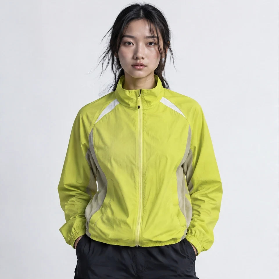 Wuther - Unisex Water-Repellent & Windproof 10K Lightweight Jacket - Yellow Green