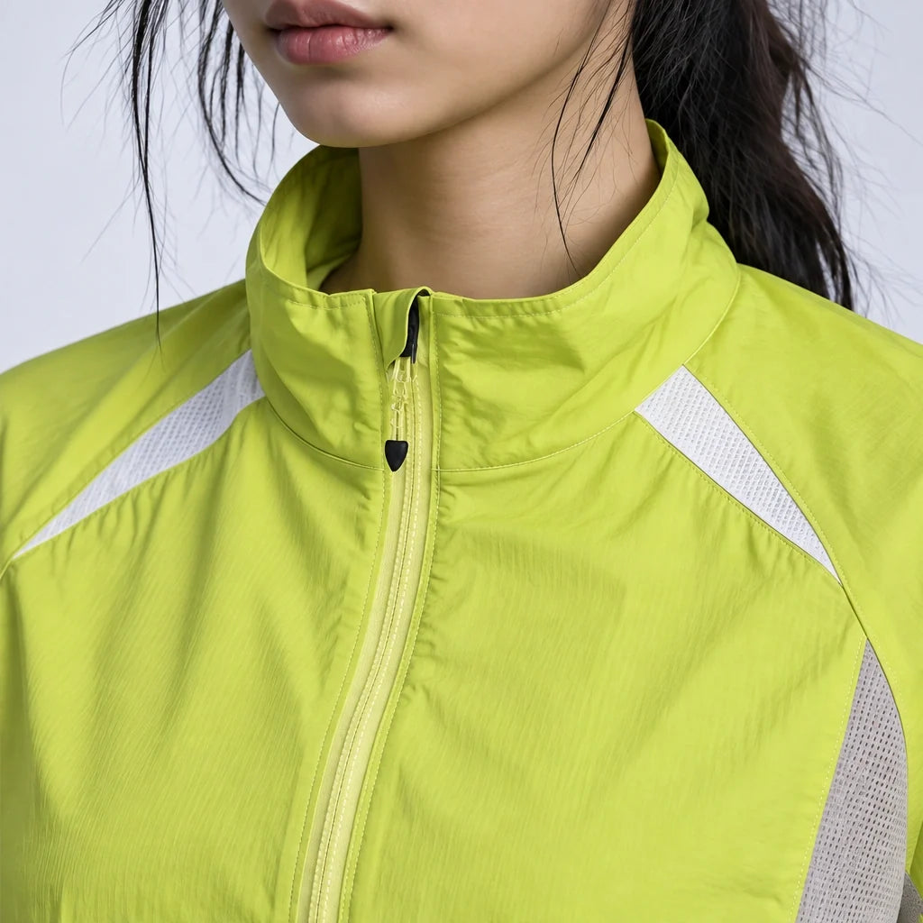 Wuther - Unisex Water-Repellent & Windproof 10K Lightweight Jacket - Yellow Green