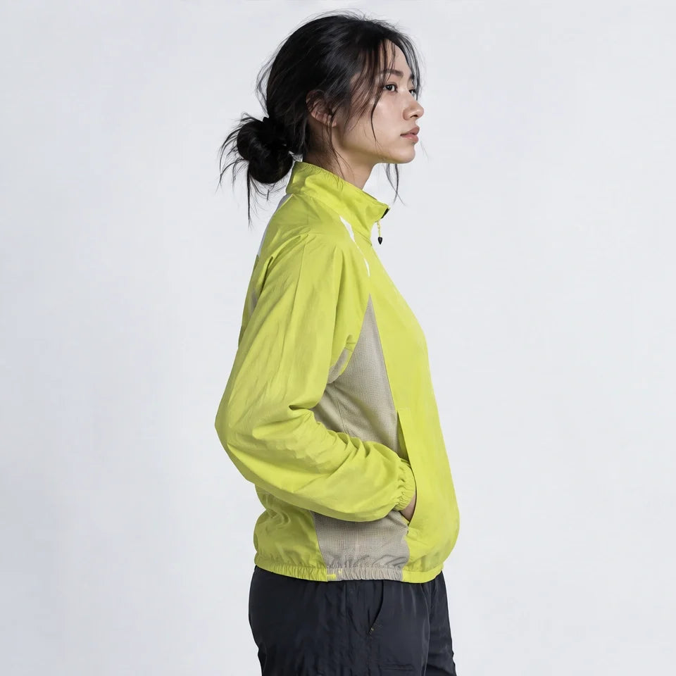 Wuther - Unisex Water-Repellent & Windproof 10K Lightweight Jacket - Yellow Green