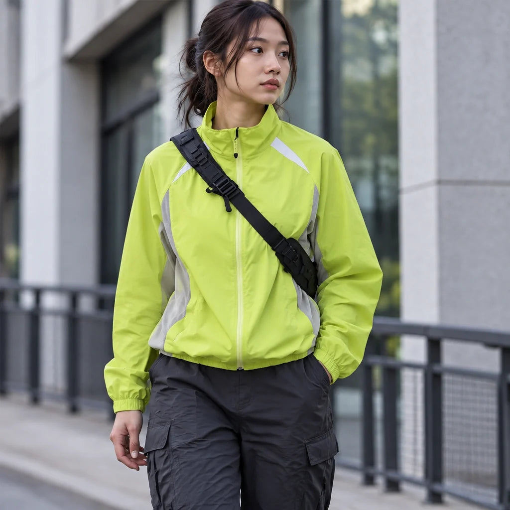 Wuther - Unisex Water-Repellent & Windproof 10K Lightweight Jacket - Yellow Green