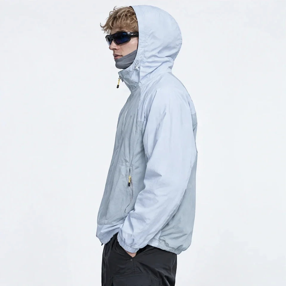 Gird - Unisex Water-Repellent & Windproof UPF50+ Lightweight Jacket - Blue
