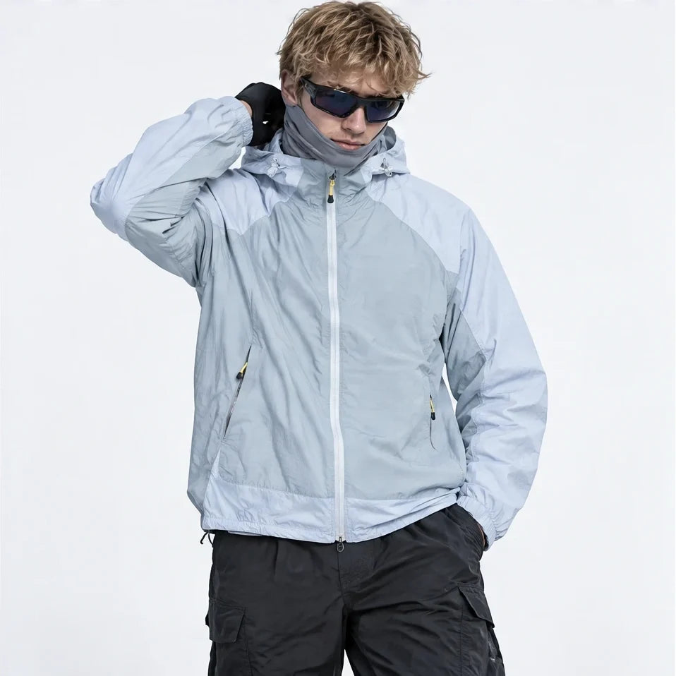 Gird - Unisex Water-Repellent & Windproof UPF50+ Lightweight Jacket - Blue