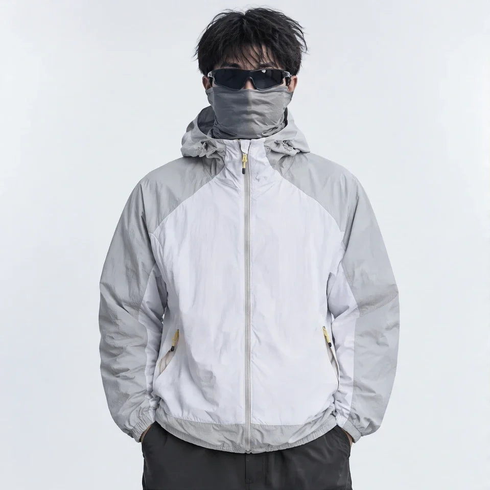 Gird - Unisex Water-Repellent & Windproof UPF50+ Lightweight Jacket - Light Grey