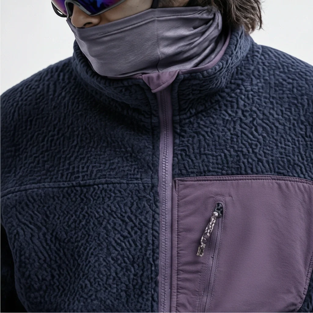 Knar - Unisex Quick-Dry Thermal Taped Seams Fleece Jacket - Navy Blue