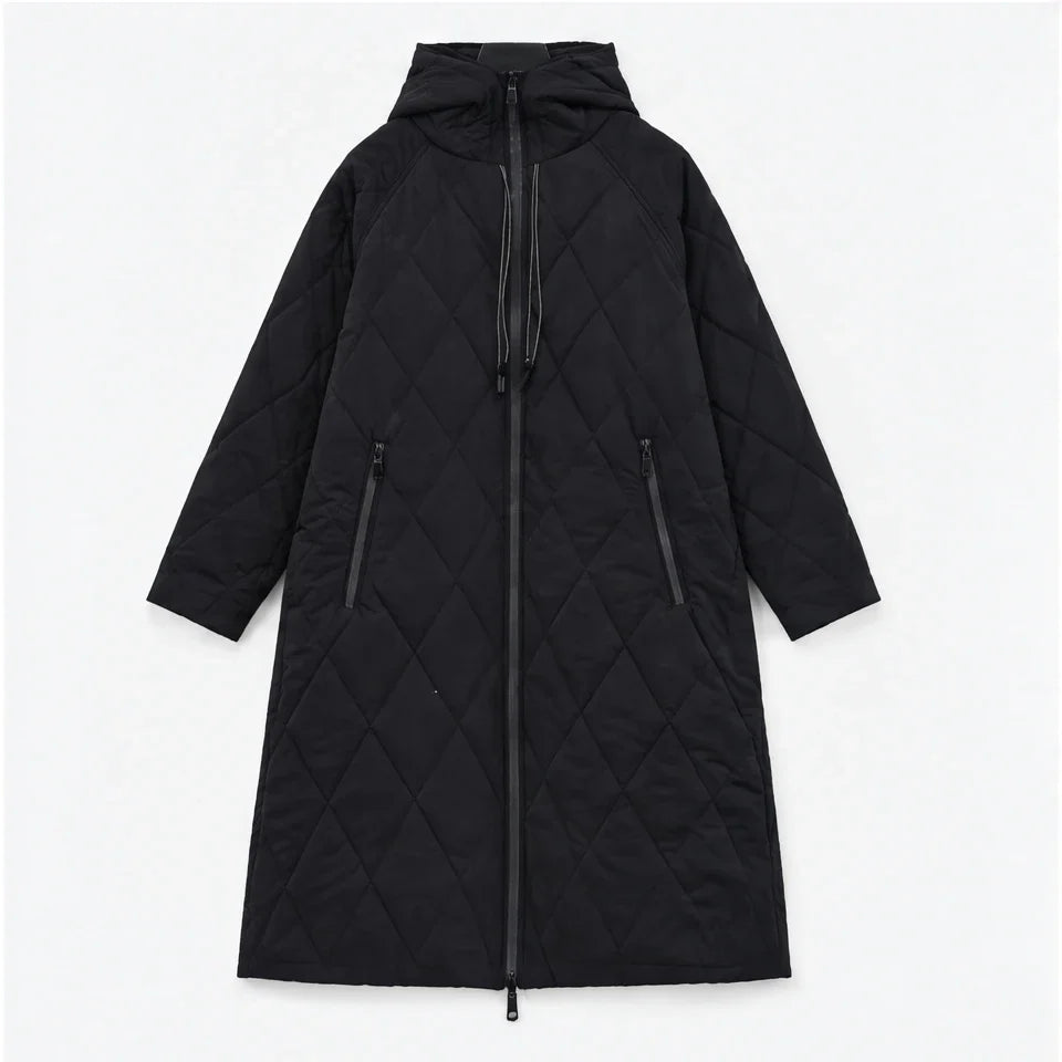 Thaw - Womens Waterproof Insulated Hooded Winter Coat - Black