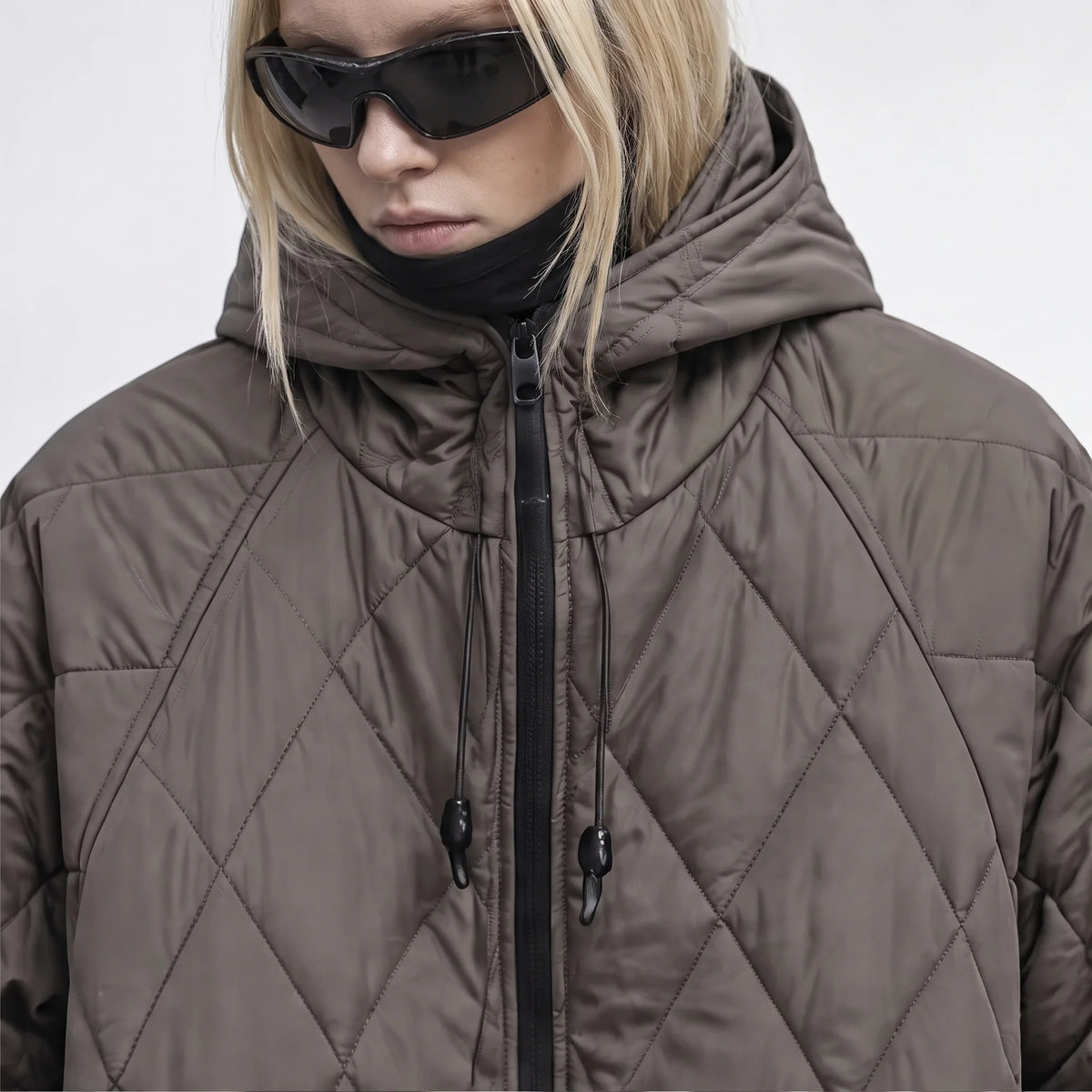 Thaw - Womens Waterproof Insulated Hooded Winter Coat - Grey