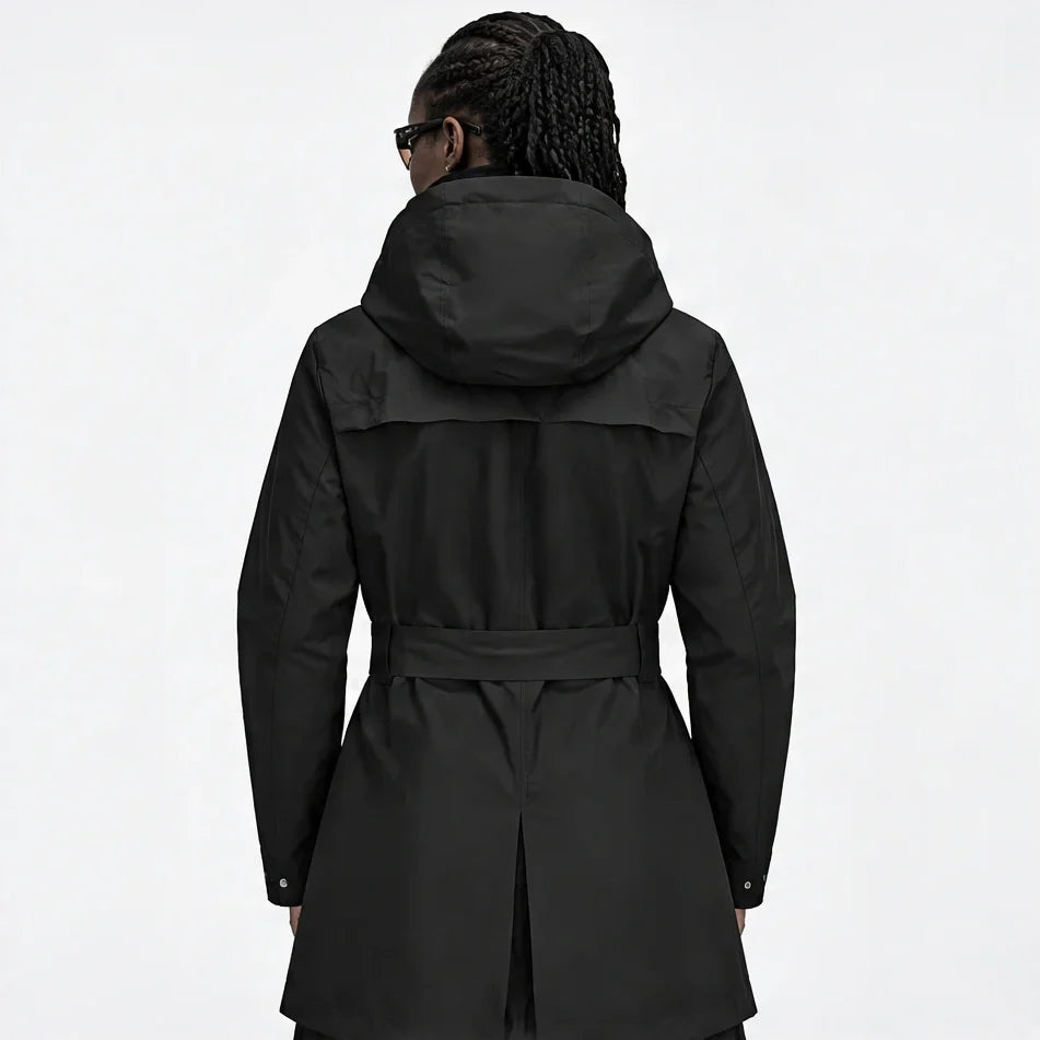 Bight - Womens Waterproof Relaxed Fit Rain Jacket - Black