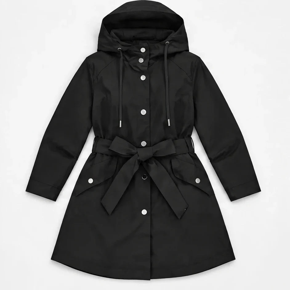 Bight - Womens Waterproof Relaxed Fit Rain Jacket - Black
