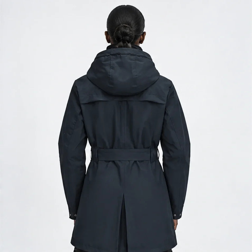 Bight - Womens Waterproof Relaxed Fit Rain Jacket - Navy Blue