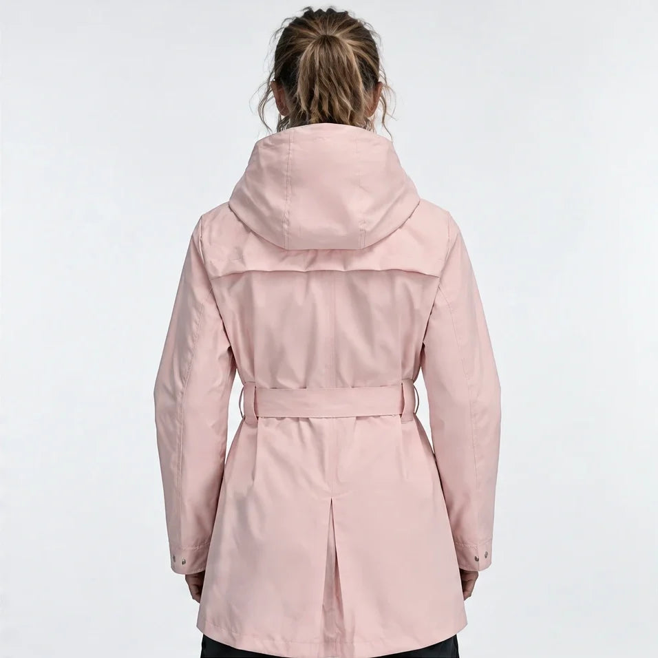 Bight - Womens Waterproof Relaxed Fit Rain Jacket - Pink
