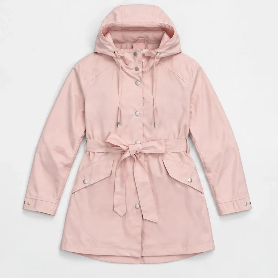 Bight - Womens Waterproof Relaxed Fit Rain Jacket - Pink