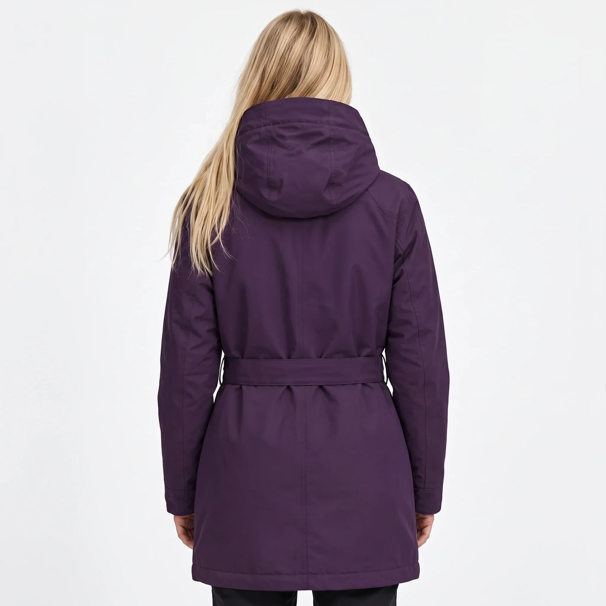 Bight - Womens Waterproof Relaxed Fit Rain Jacket - Purple