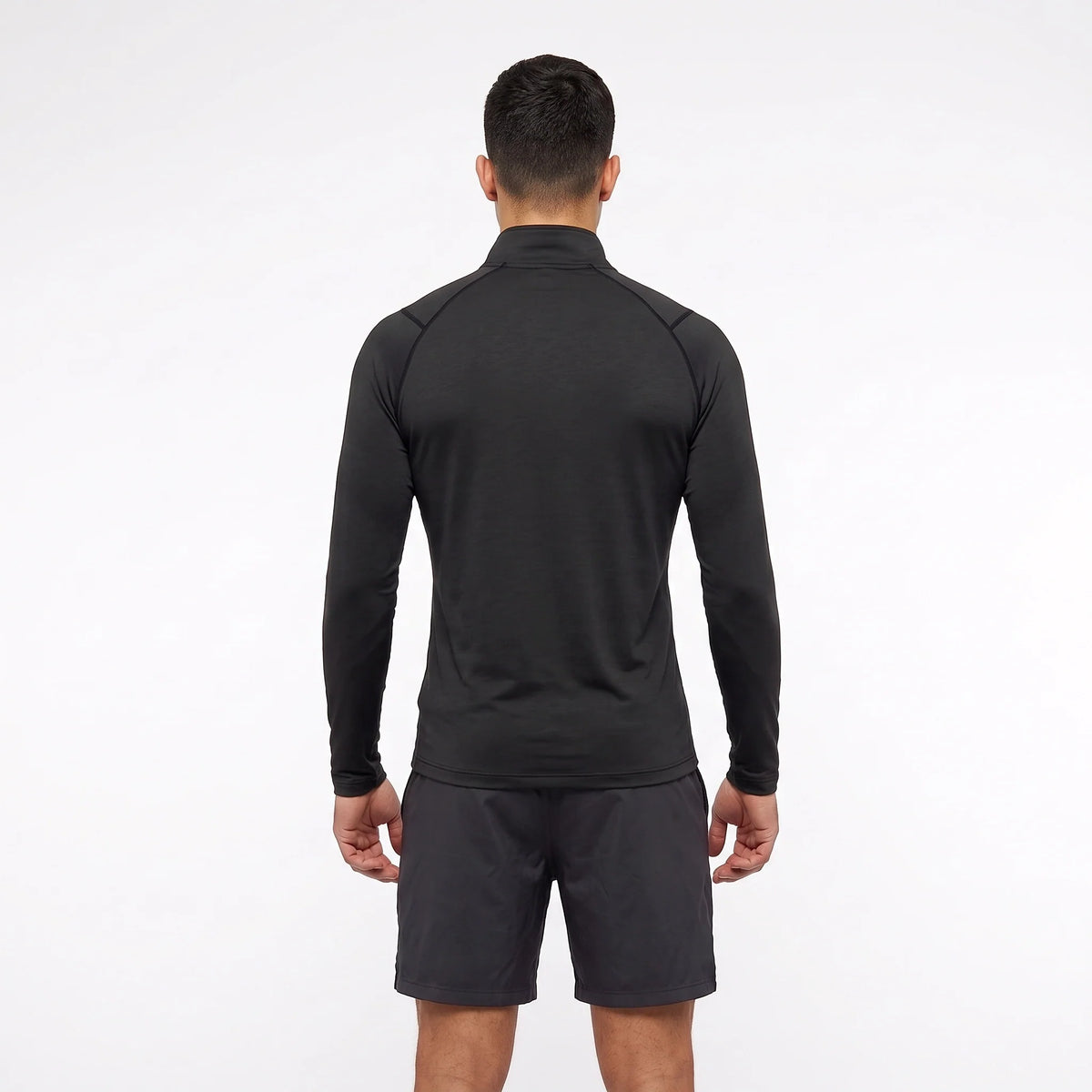 Ness - Mens Lightweight Quick-Dry Pullover Running Vest - Black
