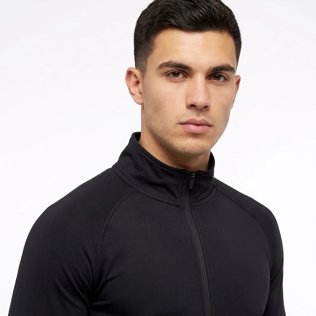 Ness - Mens Lightweight Quick-Dry Pullover Running Vest - Black