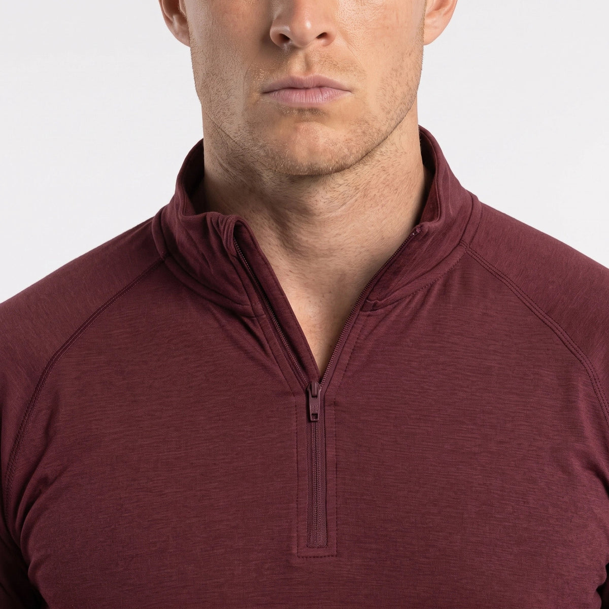Ness - Mens Lightweight Quick-Dry Pullover Running Vest - Burgundy