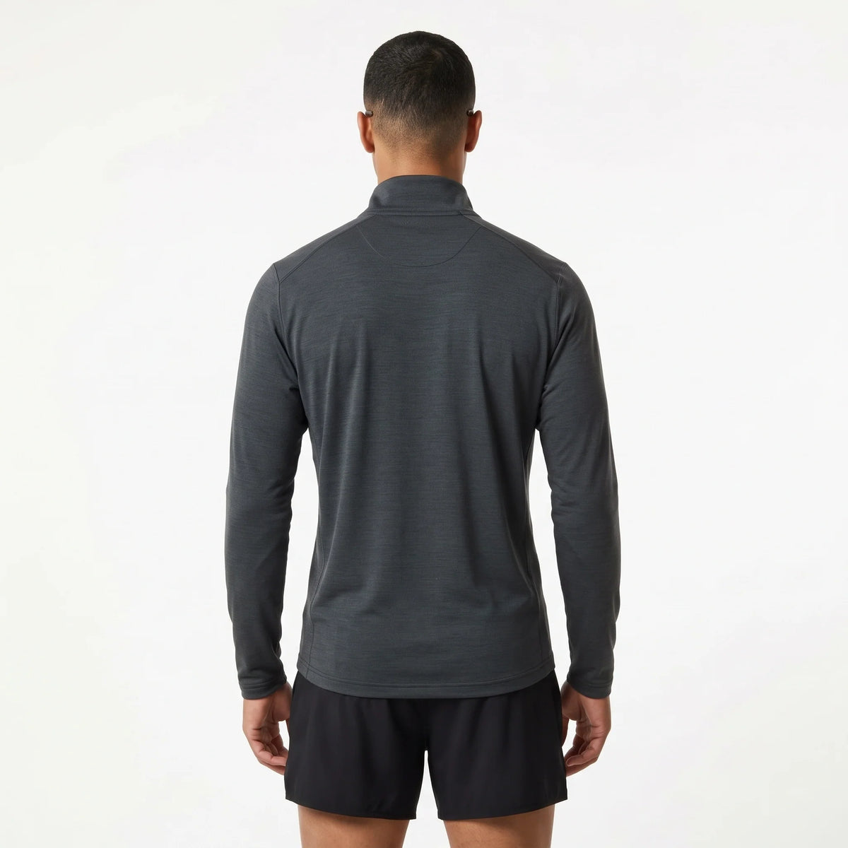 Ness - Mens Lightweight Quick-Dry Pullover Running Vest - Dark Grey