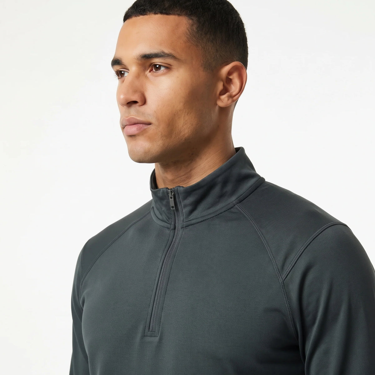 Ness - Mens Lightweight Quick-Dry Pullover Running Vest - Dark Grey