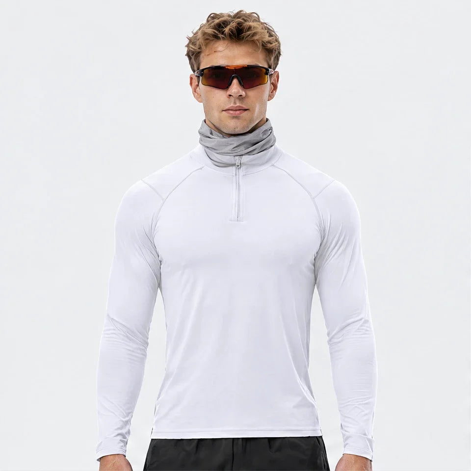 Ness - Mens Lightweight Quick-Dry Pullover Running Vest - White