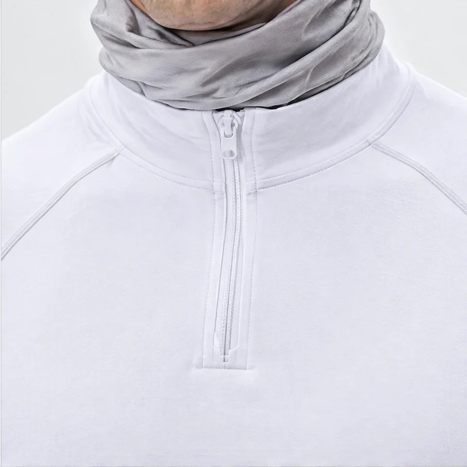 Ness - Mens Lightweight Quick-Dry Pullover Running Vest - White