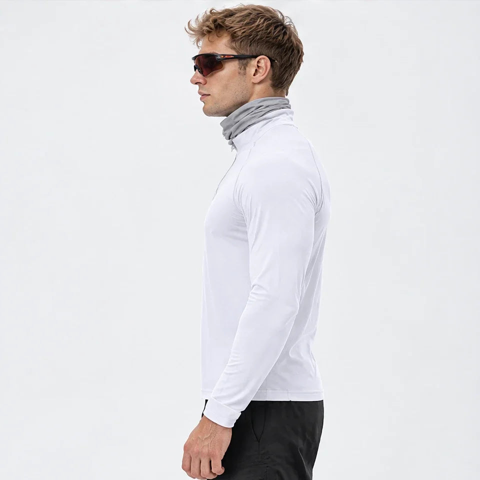 Ness - Mens Lightweight Quick-Dry Pullover Running Vest - White