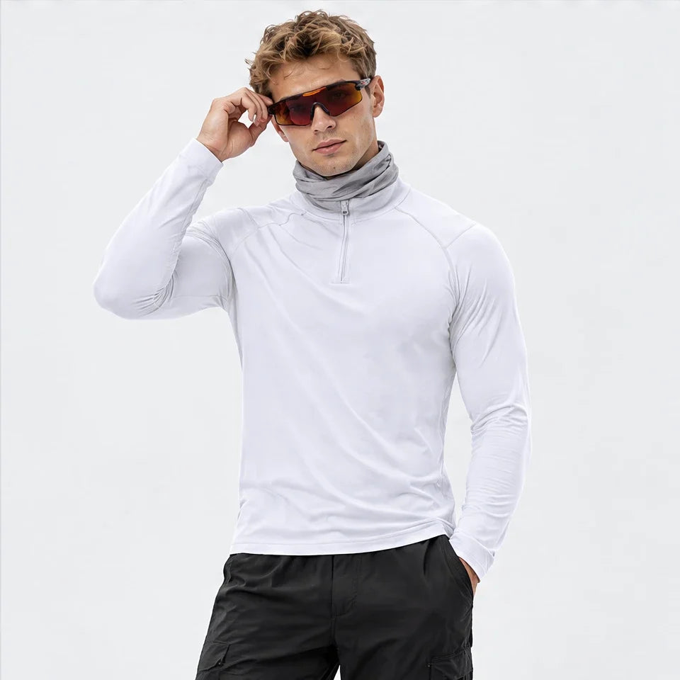Ness - Mens Lightweight Quick-Dry Pullover Running Vest - White