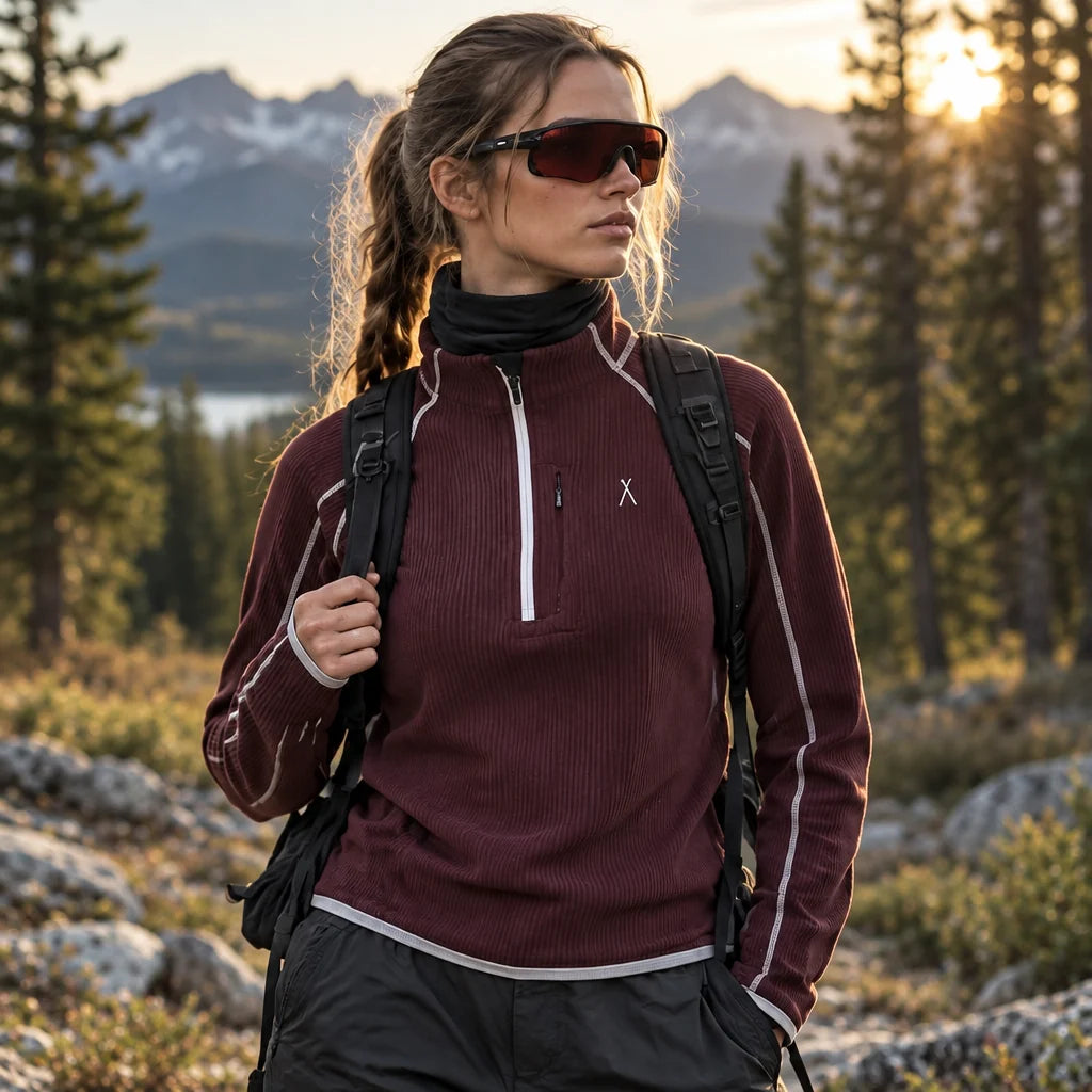 Skiff - Unisex Water-Repellent & Windproof UPF50+ Lightweight Jacket - Burgundy