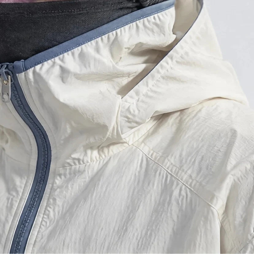 Nip - Unisex Water-Repellent & Windproof Hooded Lightweight Jacket - Apricot