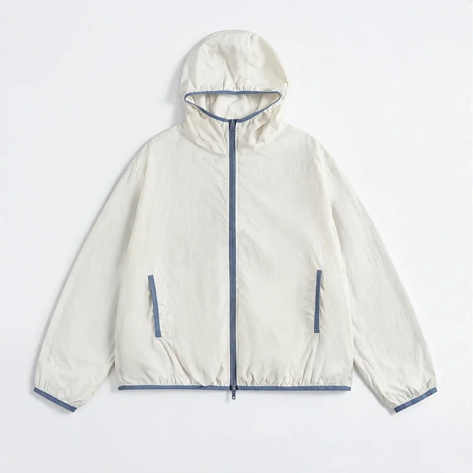 Nip - Unisex Water-Repellent & Windproof Hooded Lightweight Jacket - Apricot