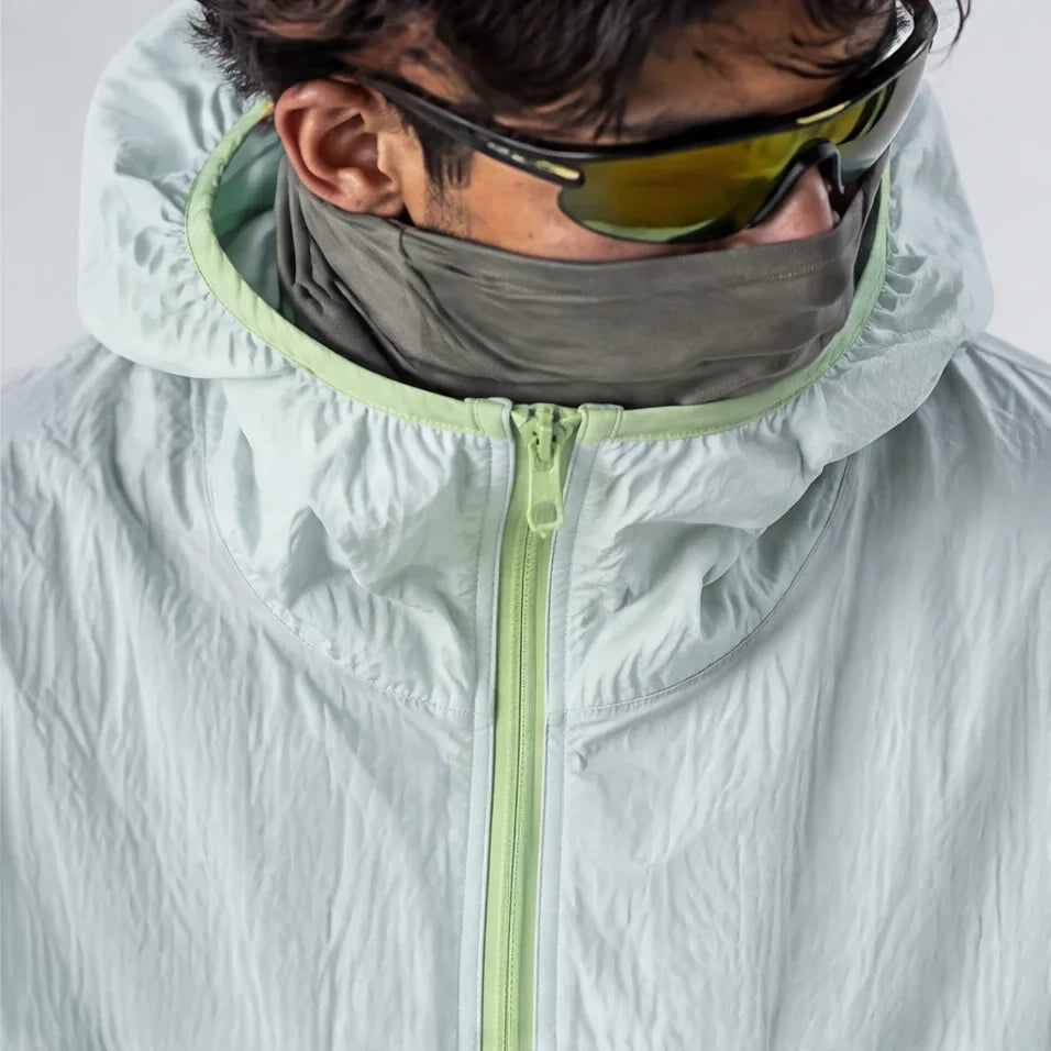 Nip - Unisex Water-Repellent & Windproof Hooded Lightweight Jacket - Light Blue
