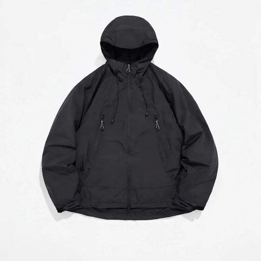 Wick - Unisex Windproof Breathable & Duck Down Waterproof Jacket - Black