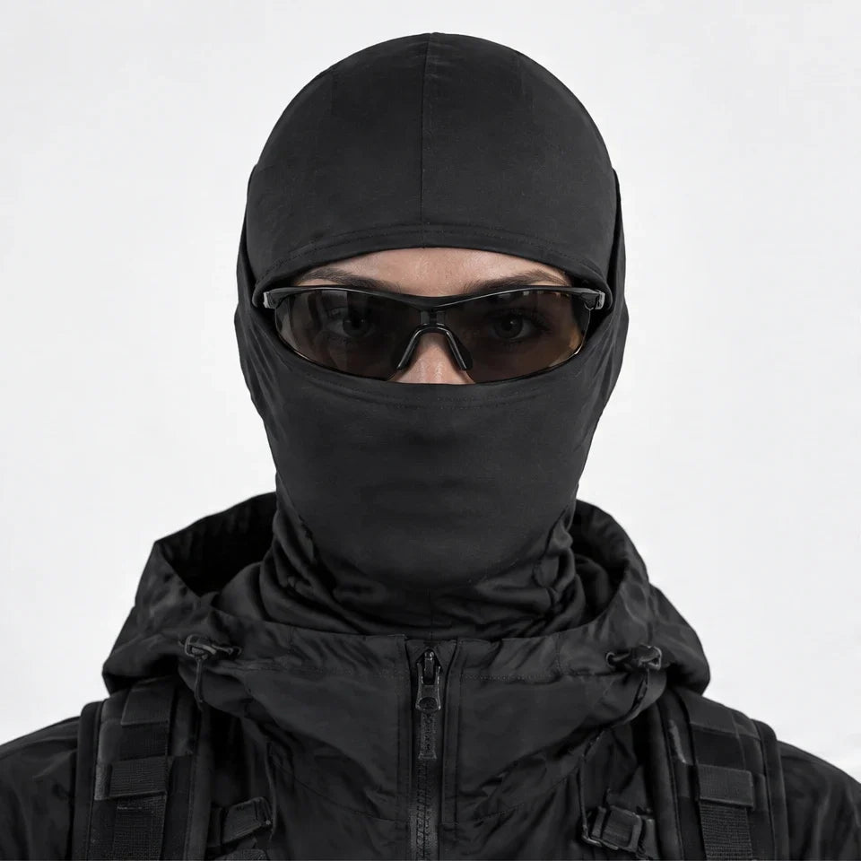 Holm - Unisex Breathable Multi-Way Neck Gaiter - Black