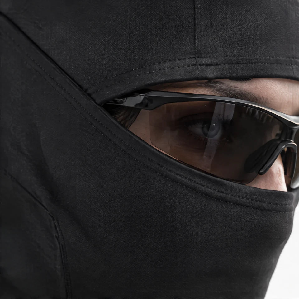 Holm - Unisex Breathable Multi-Way Neck Gaiter - Black