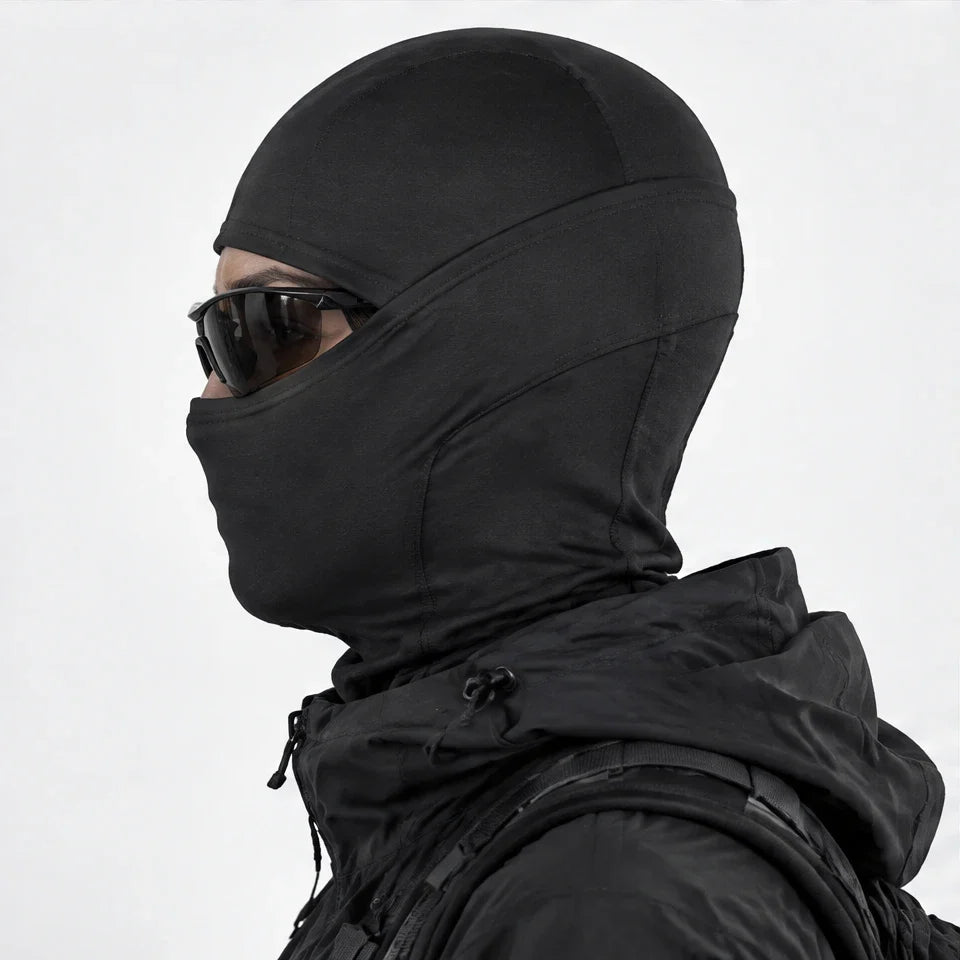 Holm - Unisex Breathable Multi-Way Neck Gaiter - Black