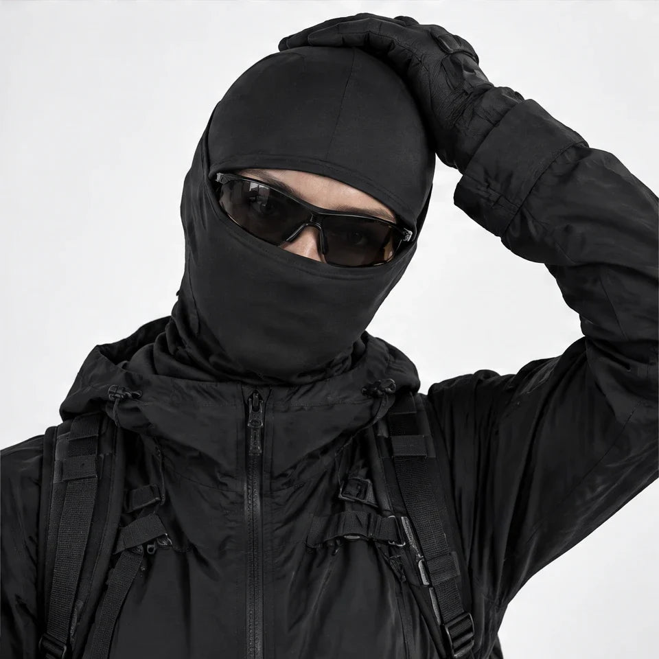 Holm - Unisex Breathable Multi-Way Neck Gaiter - Black