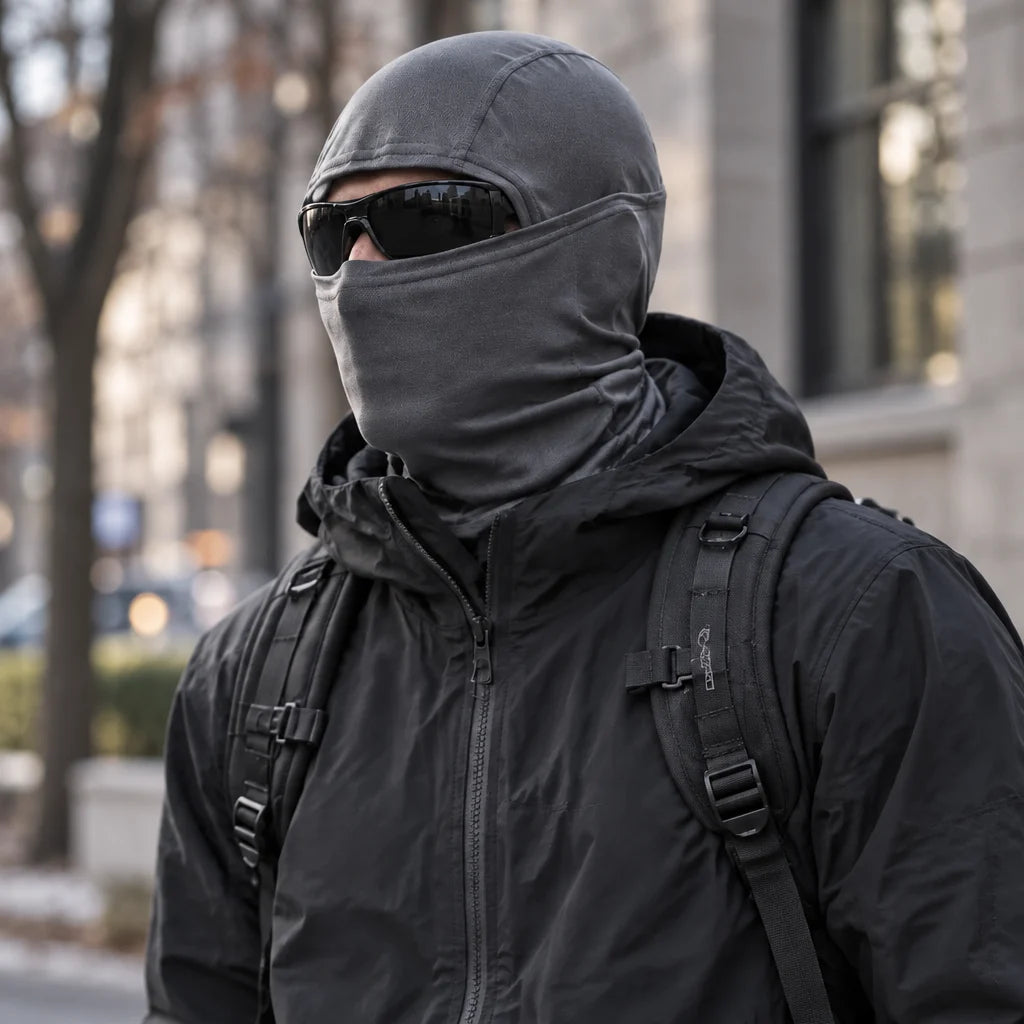Holm - Unisex Breathable Multi-Way Neck Gaiter - Grey