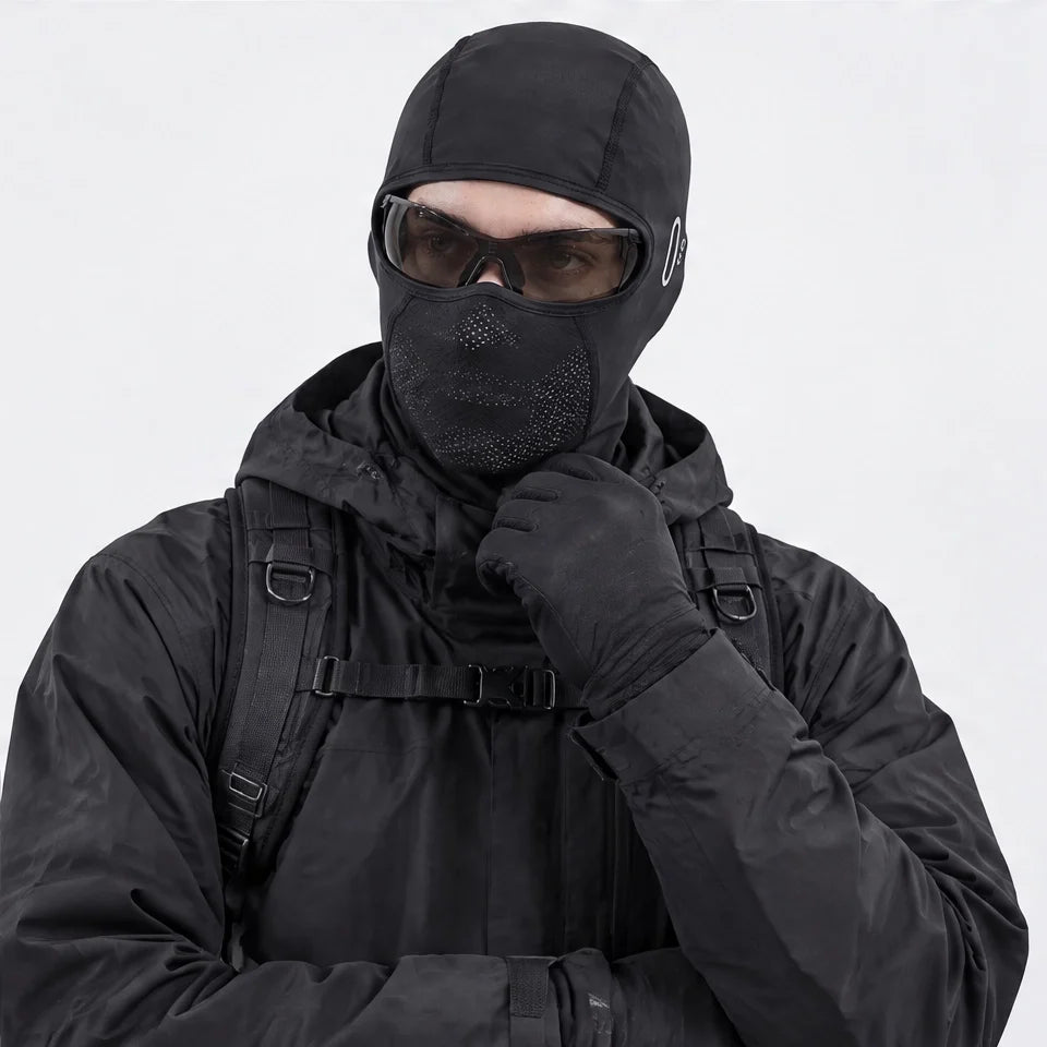 Raise - Unisex Breathable Mesh-Vent Neck Gaiter - Black